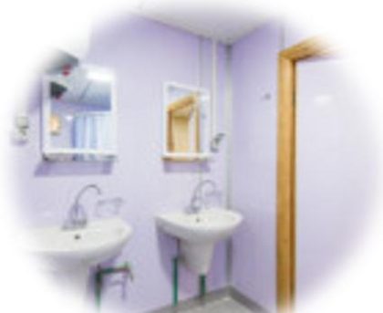 Caravan bathroom