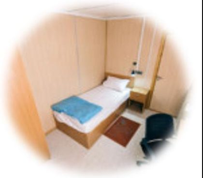 Caravan bedroom